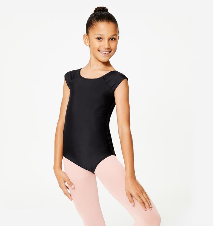 Produktbild Starever Tanzbody kurzarm Mädchen schwarz (8, 9, 10)