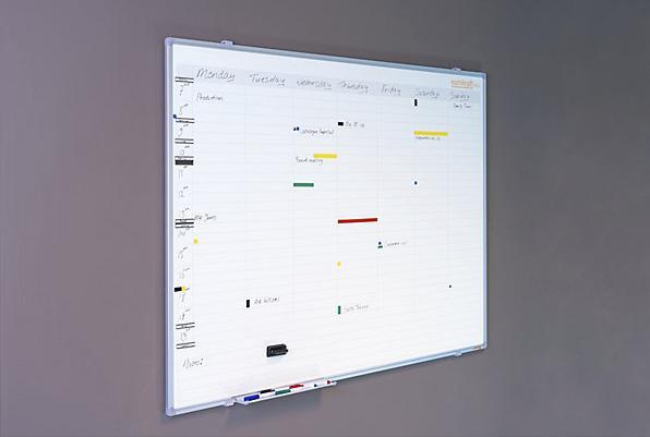 Image du produit eurokraft basic Agenda hebdomadaire, neutre (900 x 600 mm)