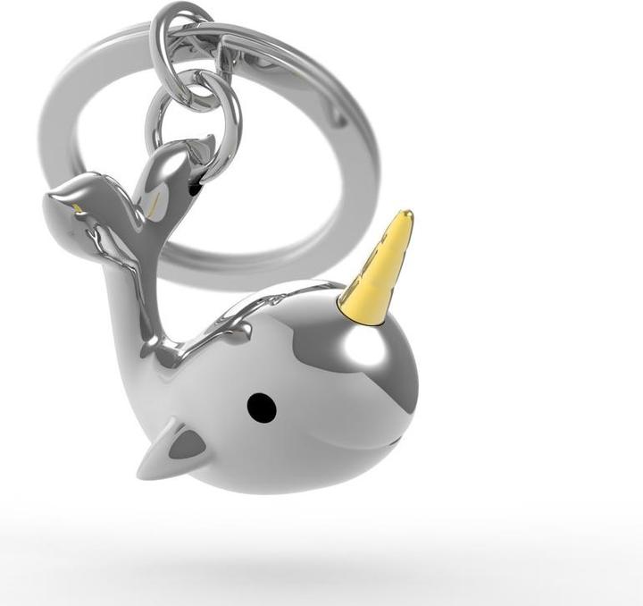 Actual product image MTM Keyring Narwhal