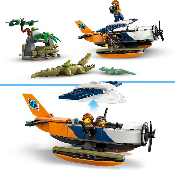 Produktbild LEGO Dschungelforscher-Wasserflugzeug (60425, LEGO City)