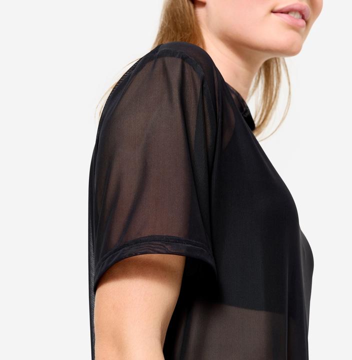 Actual product image Domyos T-Shirt Damen Netz locker - schwarz (XS)