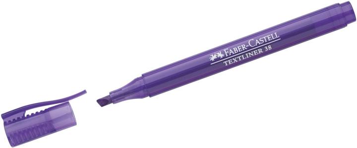 Actual product image Faber-Castell Highlighter 38 Pen shape (Violet, 5 mm, 1 x)