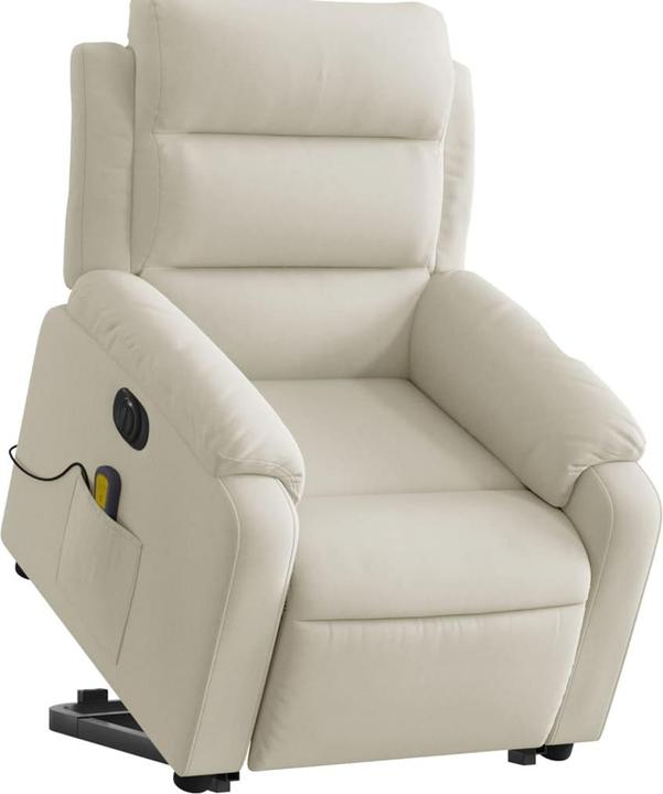 Actual product image VidaXL Massage chair with stand-up aid electric velvet
