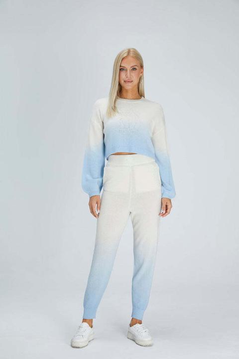 Actual product image Bellemere Sweater Polar Bear Cropped Cashmere Sweater (With Crystal Touch) (L)