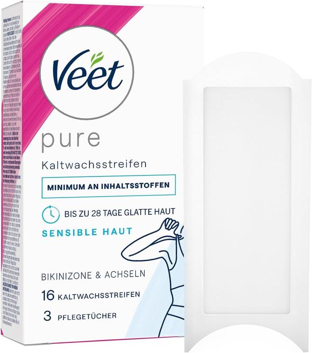 Actual product image Veet 6-pack of cold wax strips (8 ml, 6 x)