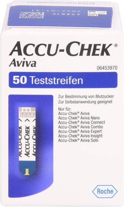 Roche Accu-Chek Aviva Medi-Spezial Teststreifen Plasma II, 50 St TTR (Teststreifen)