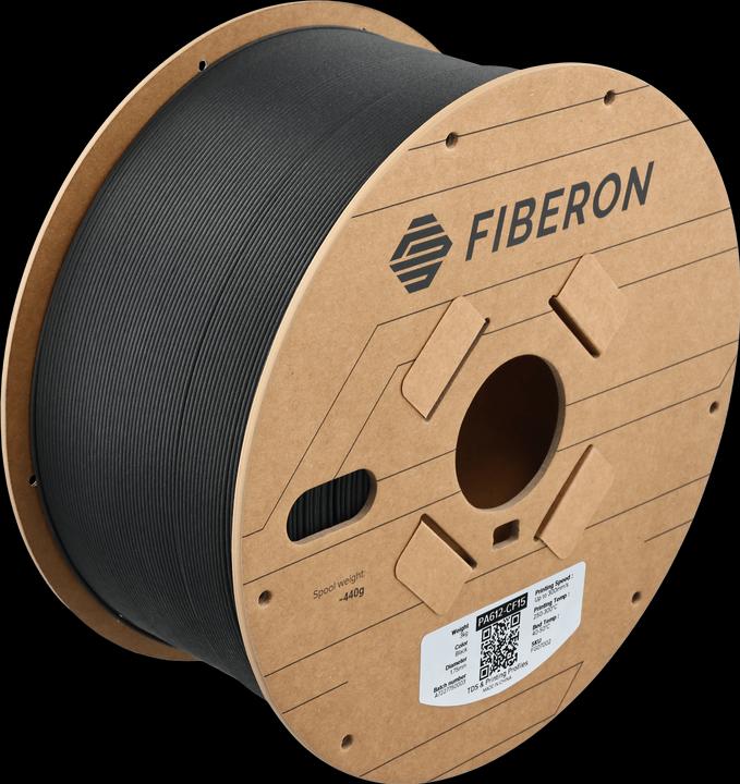 Image du produit Polymaker PA612-CF15 1,75mm BLACK 3kg (1.75 mm, 3000 g, Noir)