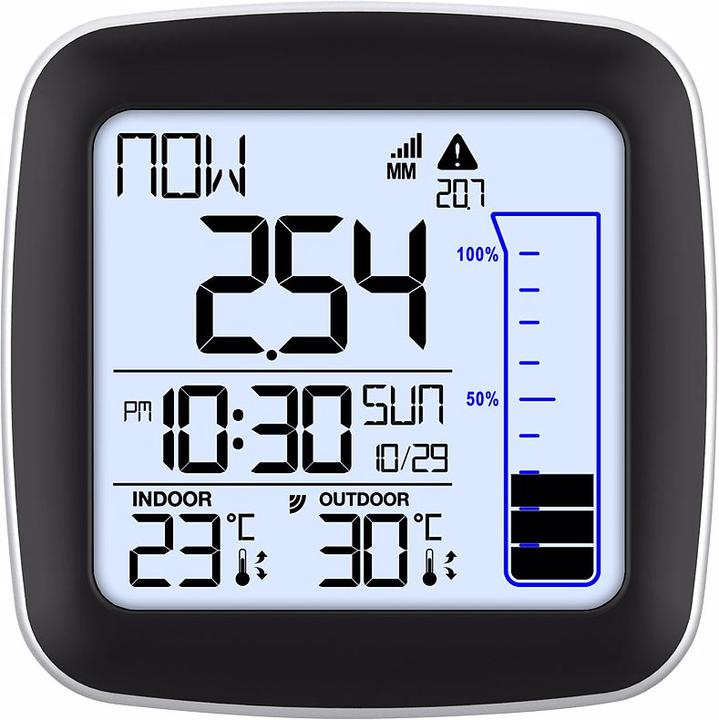 Immagine prodotto Infactory Stazione meteorologica digitale senza fili con sensore da esterno e pluviometro