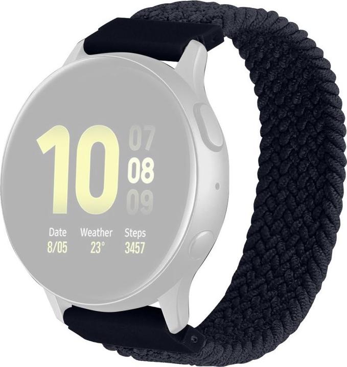 Cover-Discount 20mm Nylon Bracelet Loop black (20 mm, Nylon)