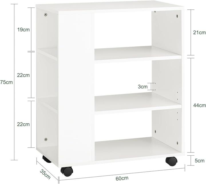 Actual product image SoBuy Printer table (60 x 35 x 75 cm)