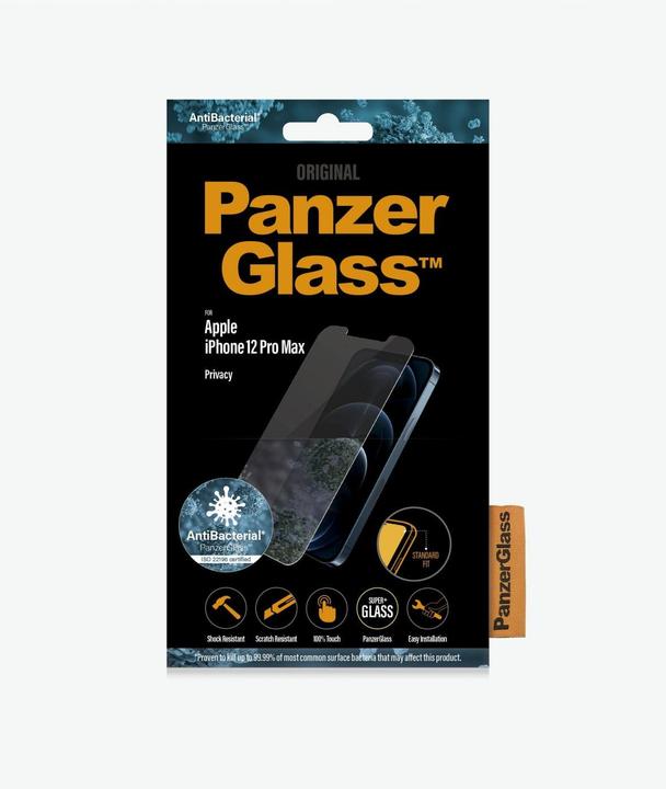 Produktbild PanzerGlass Screen Protector Privacy (1 Stück, Apple iPhone 12 Pro Max)