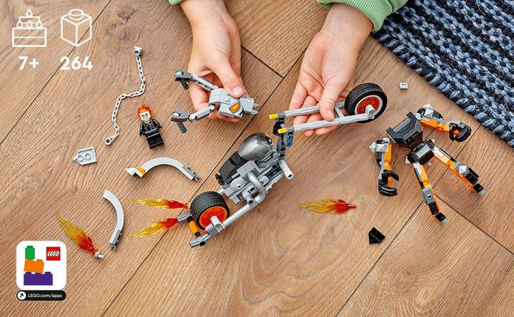 Image du produit LEGO Ghost Rider avec Mech & Bike (76245, LEGO Marvel)