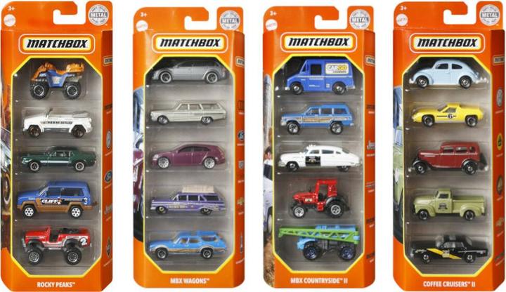 Produktbild Matchbox 5er-Geschenkset Sortiment