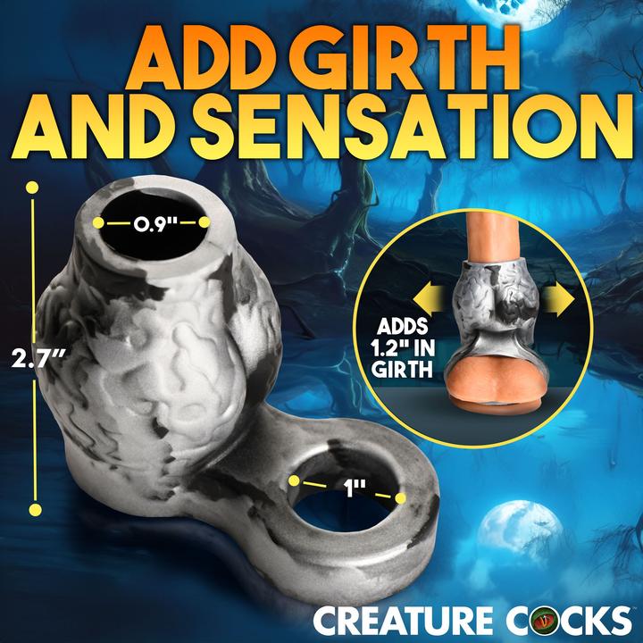Produktbild Creature Cocks XR Brands Night Prowler Ballstretcher Grau (2.30 cm)