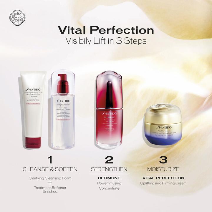Produktbild Shiseido Vital Perfection (75 ml, 24h Creme, Bis SPF 10)