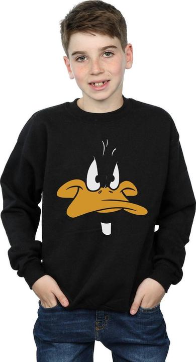 Actual product image Looney Tunes Boys Daffy Duck Big Face Sweatshirt (152, 158)