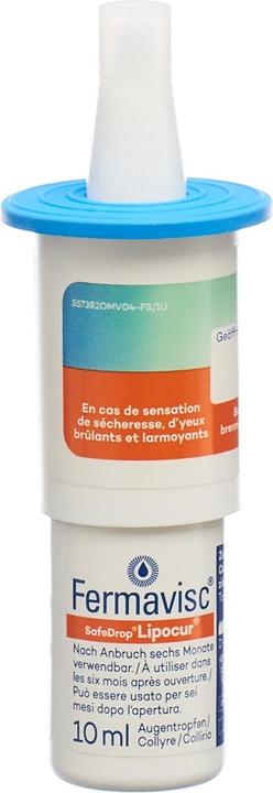 Produktbild OmniVision FERMAVISC SafeDrop Lipocur Gtt Opht Fl 10 ml (10 ml, Fermavisc SafeDrop Lipocur Gtt Opht Fl 10 ml)