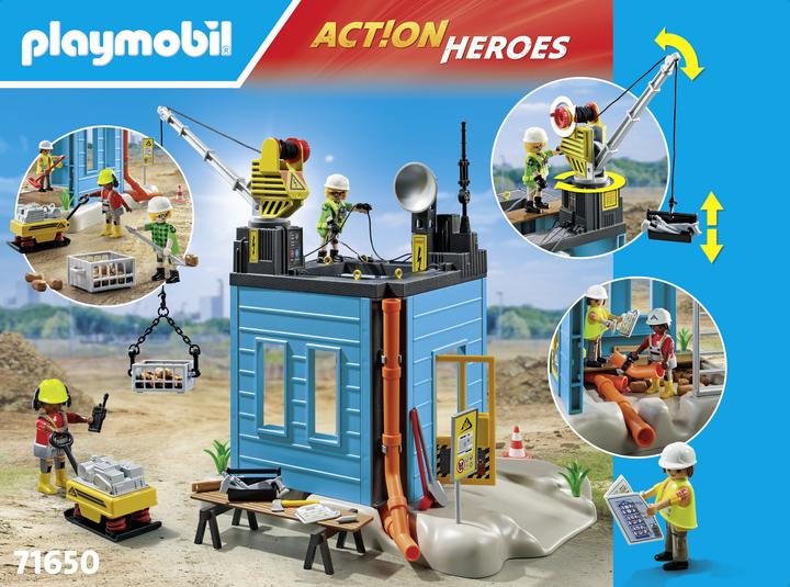 Produktbild Playmobil Baustelle (71650, Playmobil Action Heroes)