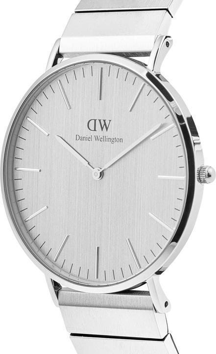 Actual product image Daniel Wellington Classic Piano Link Silver Unitone (Analogue wristwatch, 40 mm)