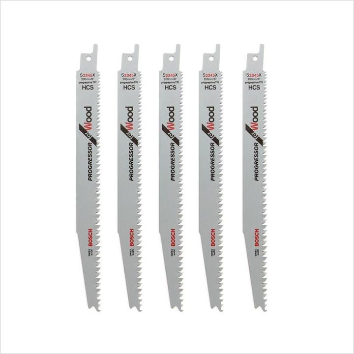 Actual product image Bosch Professional Zubehör Sabre saw blade S 2345 X, Progressor for Wood, pack of 5