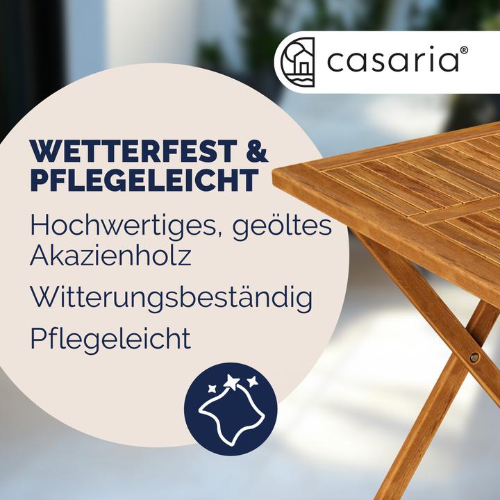 Produktbild Casaria Gartentisch (70 cm)