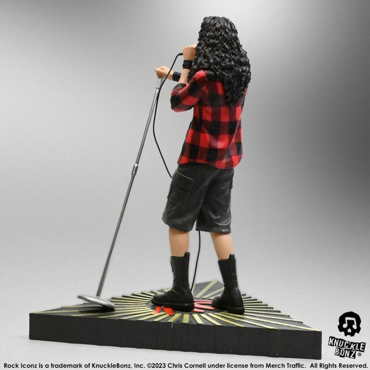 Actual product image Knucklebonz Chris Cornell Rock Iconz Statue 22 cm