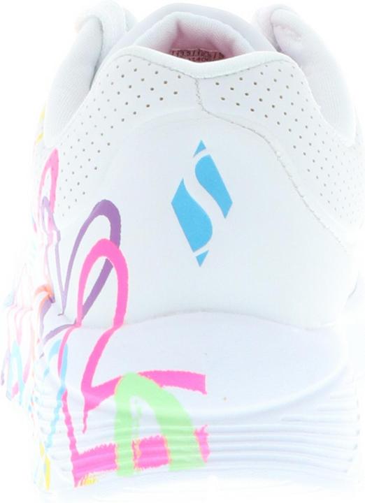 Produktbild Skechers 314064L/WMN Uno Lite-Spread The Love Kinder Mädchen Damen Sneaker Turnschuhe weiss/bunt/neon (31)