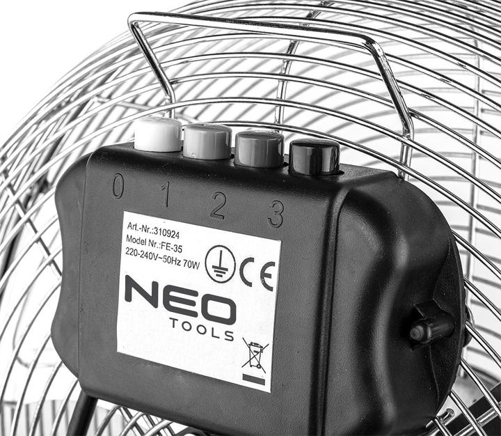 Produktbild Neo 50W Bodenventilator, Durchmesser 30 cm, 3 Luftgeschwindigkeiten