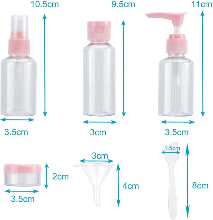 Produktbild Intirilife Flaschen Set in ROSA TRANSPARENT