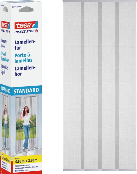 Immagine prodotto tesa Zanzariera STANDARD porta a doghe (95 x 220 cm)