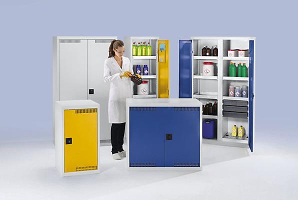 Actual product image kaiserkraft Environmental cabinet, doors perforated (50 cm, 180 cm)
