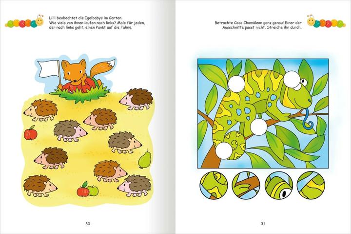 Actual product image Lernraupe - My exercise book - Brain games (German)