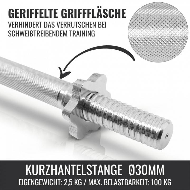 Produktbild Gorilla Sports Kurzhantelstange