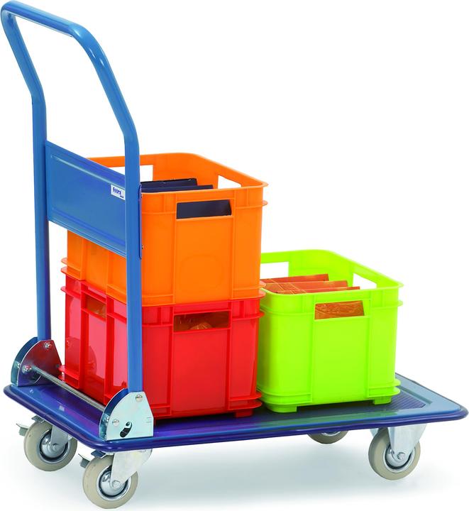 Produktbild Fetra Ganzstahlwagen Transportwagen 3100 Klappbügel 740x480 mm (150 kg)