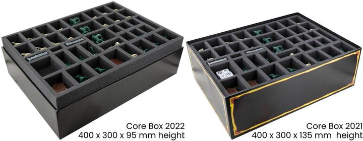 Actual product image Feldherr HB02SET - Foam set + token holder for HeroQuest (2021) base game + The Bas (Foam material)