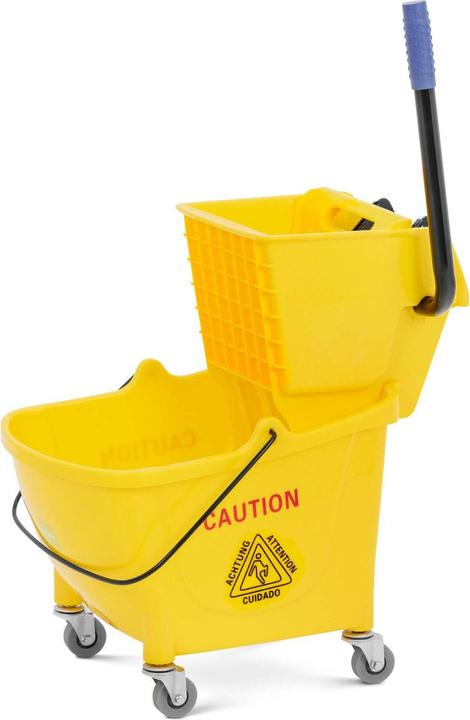Ulsonix Profi-Putzwagen Reinigungswagen mit Presse Wischwagen Wischeimer Putzeimer 24 l (1 Stk.)