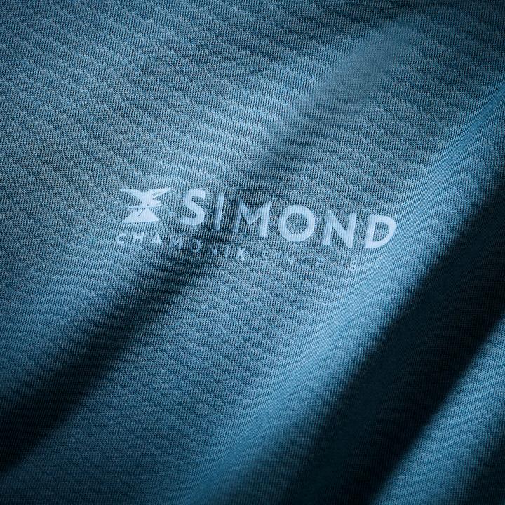 Actual product image Simond Herren Kletter-T-Shirt strapazierfähig - Vertika blau (S)