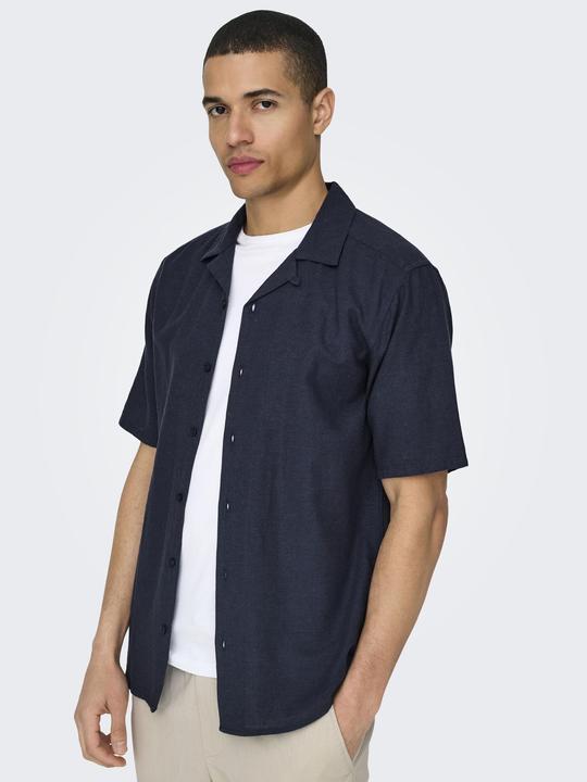 Produktbild Only & Sons Slim Fit Resort Kragen Hemd Hemd (XS)
