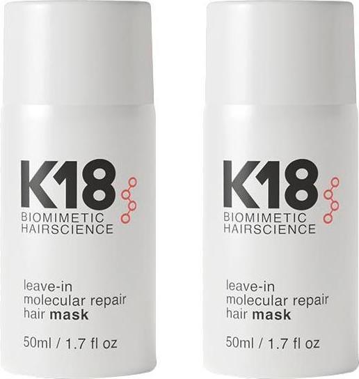 Actual product image K18 Leave-In Molecular Repair Hair Mask Set 2x50 ml (100 ml)