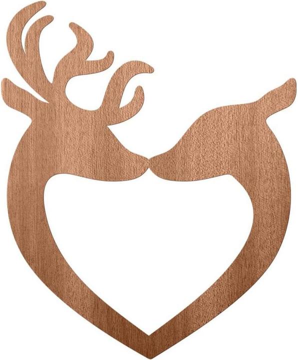 Produktbild Trenddeko Hirsch Herz (25 x 30 cm)