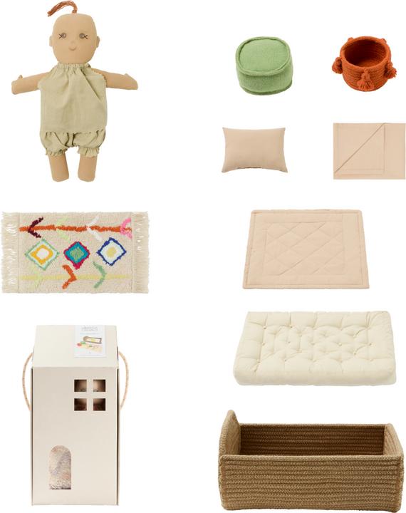 Actual product image Lorena Canals Mini Lorena Nari doll set