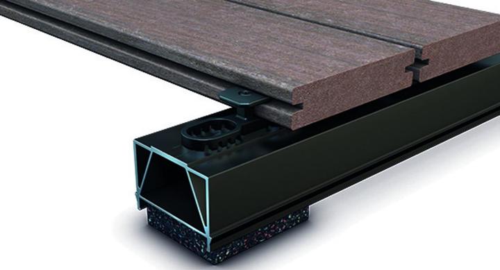 Immagine prodotto Karle und Rubner Distanziatore Terraflex 6 mm per sottostruttura in alluminio con vite di foratura C1 4,8x35 mm 1 (120 x)