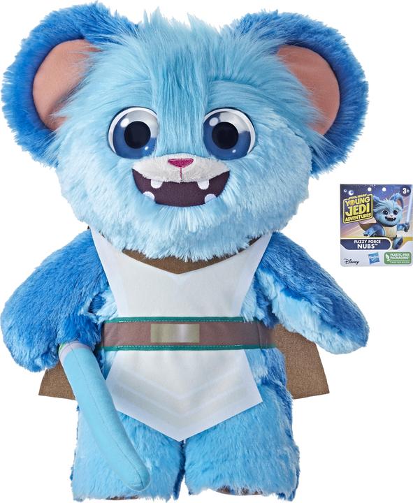Produktbild Hasbro Die Abenteuer der jungen Jedi, Fuzzy Force Nubs, Star Wars Plüschfigur, Star Wars Spielzeu (41.91 cm)