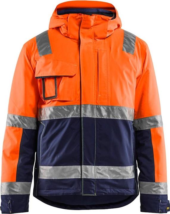 Image du produit Blakläder Blouson d’hiver de signalisationorange / bleu marine (3XL)