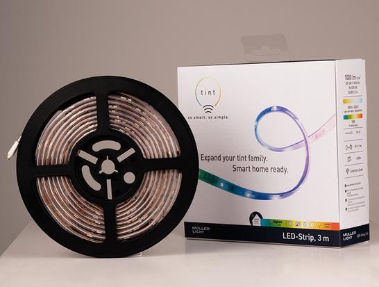 Actual product image Müller Licht Light LED Stripe tint Illuminant 18 W RW (RGBW, 300 cm, Indoor)