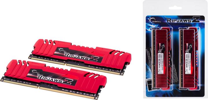 Actual product image G.Skill DDR3-1600 CL10 RipjawsZ memory module GB (4 x 8GB, 1600 MHz, DDR3-RAM, DIMM)