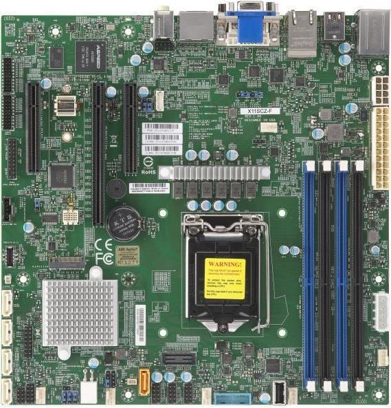 Immagine prodotto Supermicro Scheda madre X11SCZ-FB Intel C246 Bulk (LGA 1151, Intel C246, ATX)