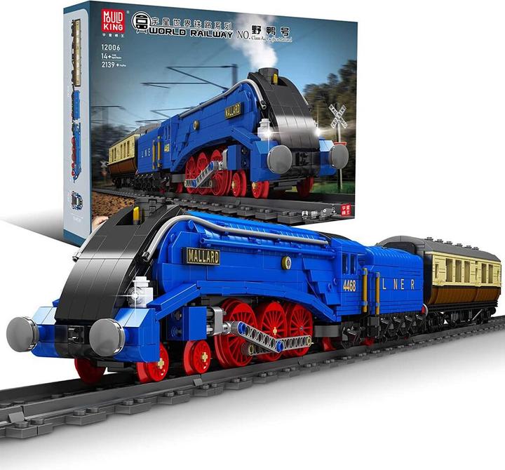 Actual product image Mould King Class A4 Pacifics Mallard Railway