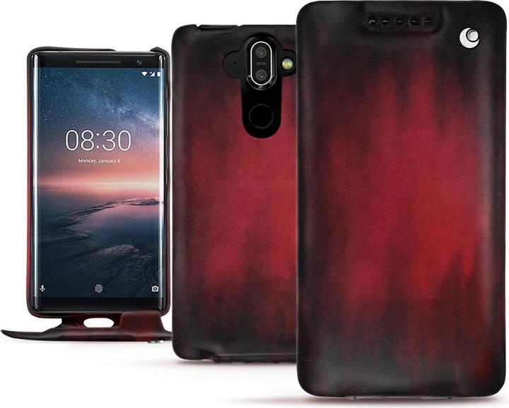 Productafbeelding Noreve Lederen omslag verticaal (Nokia 8 Sirocco)