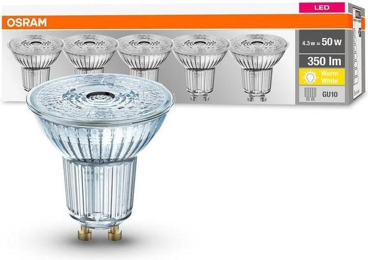 Productafbeelding Osram LED-basis (GU10, 4.30 W, 350 lm, 5 x, F)